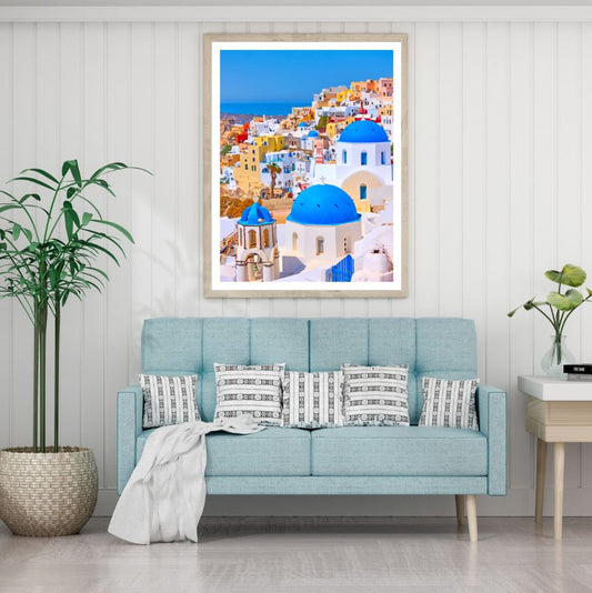 City Buildings Sky View Scenery Home Decor Premium Quality Poster Print Choose Your Sizes