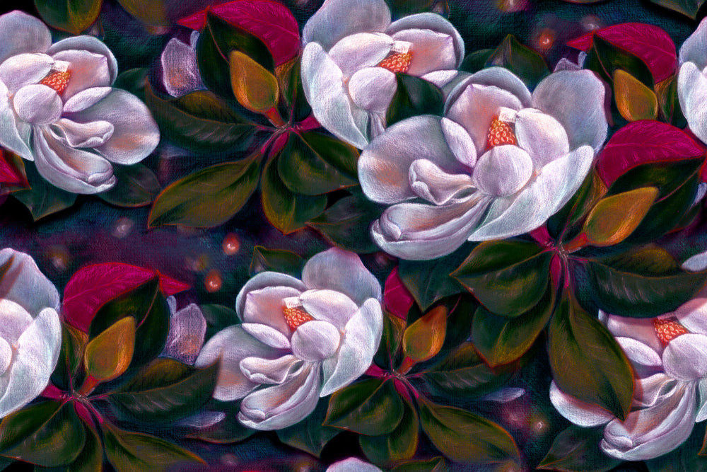 Colorful Floral Pattern Watercolor Painting Print 100% Australian Made