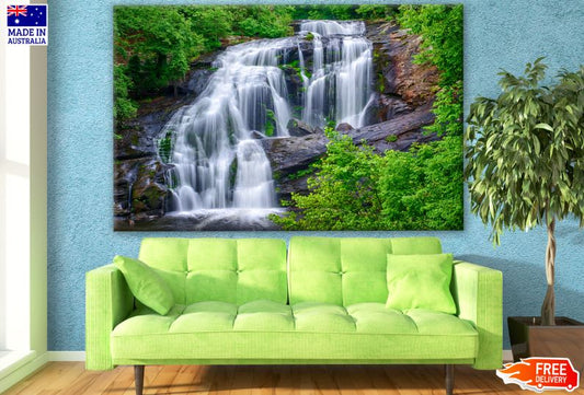 Stunning Waterfall Scenery Photograph Print 100% Australian Made