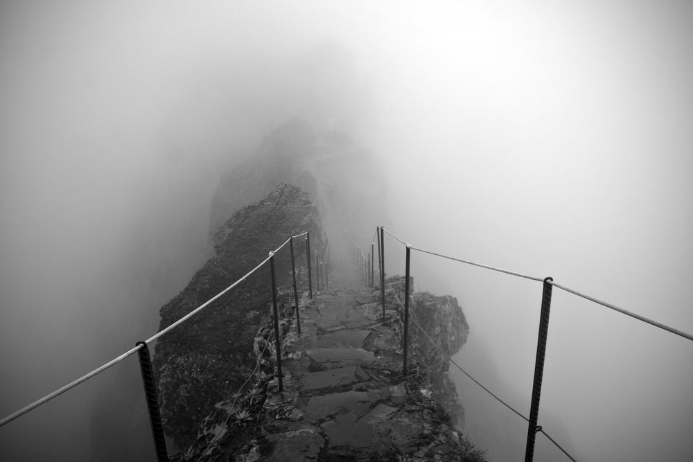 Misty Wooden Bridge Photograph Print 100% Australian Made