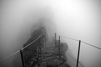 Misty Wooden Bridge Photograph Print 100% Australian Made