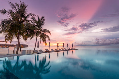 Pool & Beach View Print 100% Australian Made