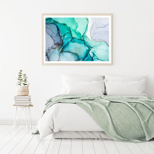 Colorful Abstract Watercolor Art Home Decor Premium Quality Poster Print Choose Your Sizes