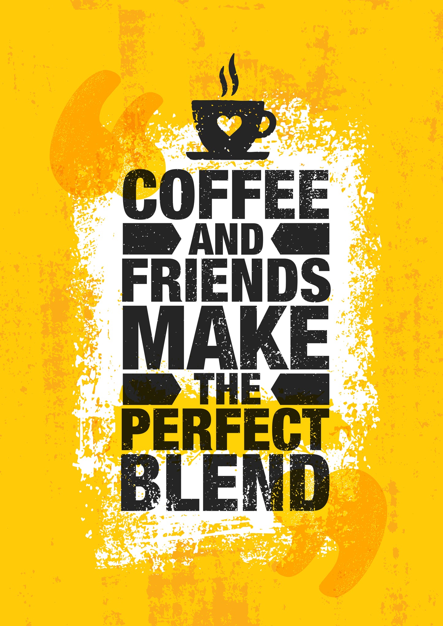 Coffee Quotes Kitchen & Restaurant Print 100% Australian Made