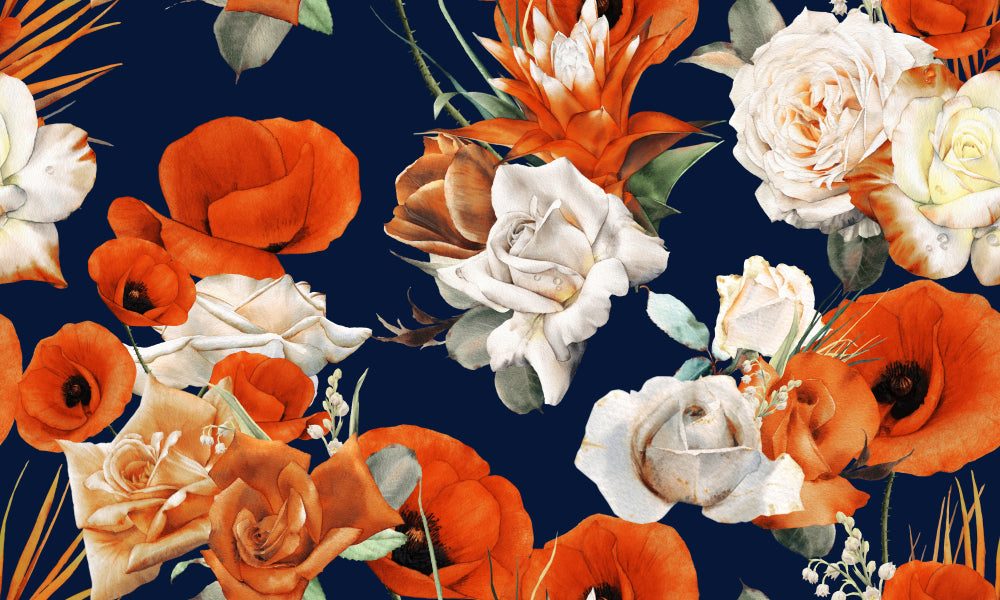 Colourful Floral Ilustration Print 100% Australian Made