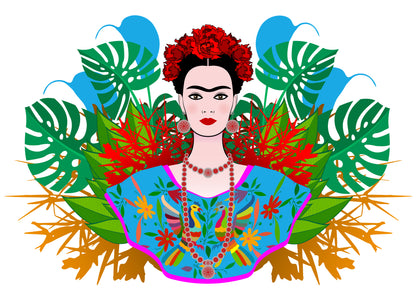 Famous Frida Kahlo Painting Print 100% Australian Made