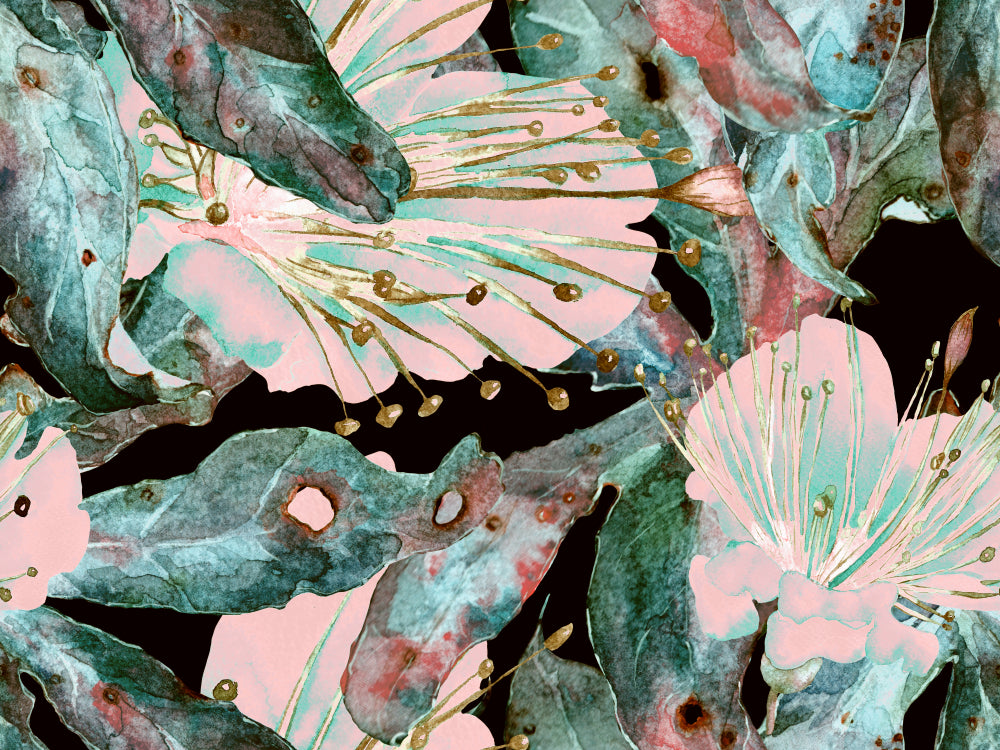 Leaves & Floral Painting Print 100% Australian Made