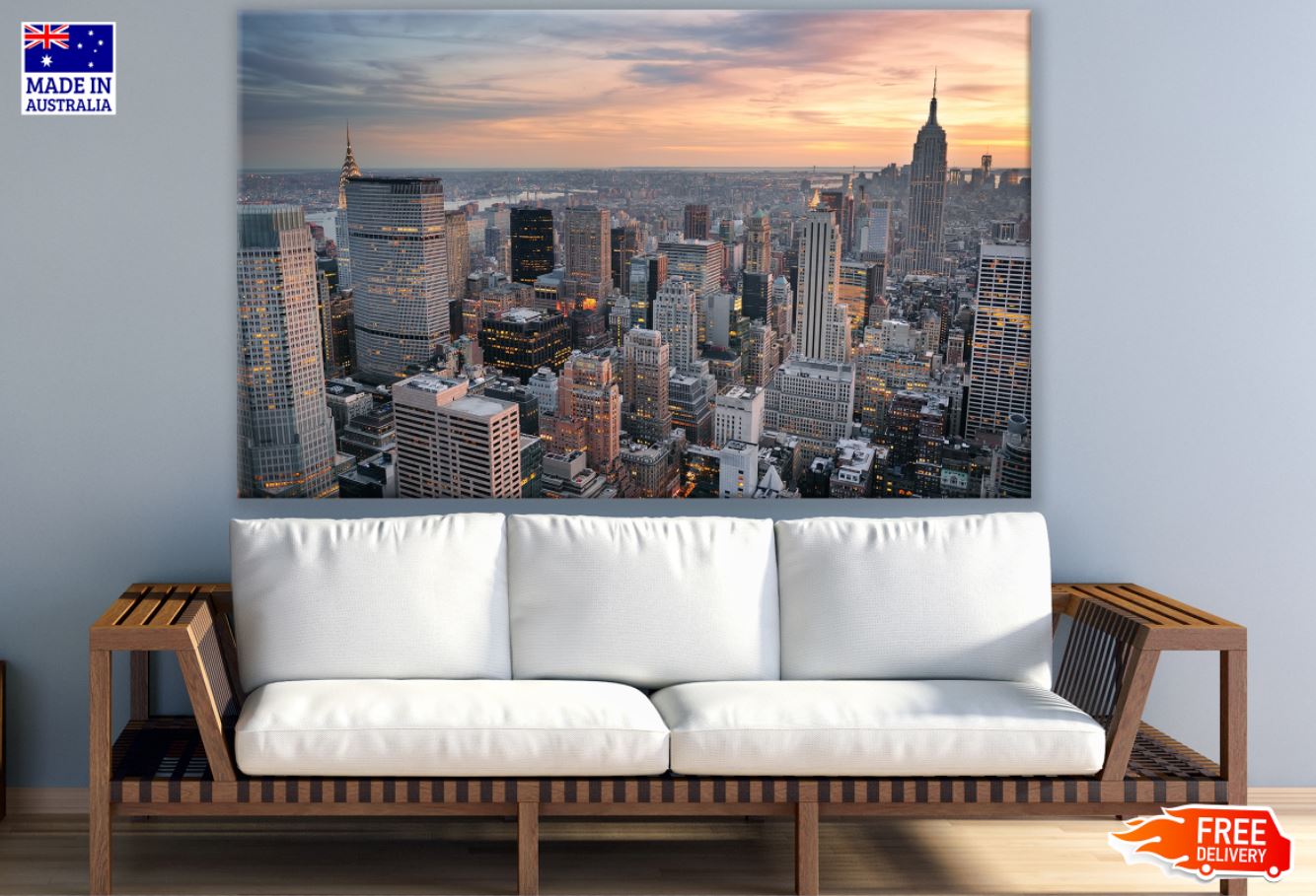 City Sky View Scenery Photograph Print 100% Australian Made