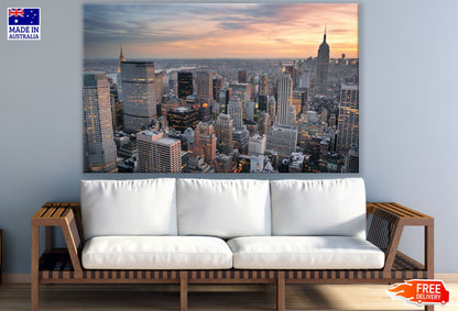 City Sky View Scenery Photograph Print 100% Australian Made