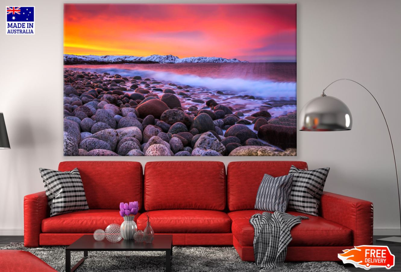 Sea Sunset Scenery Photograph Print 100% Australian Made
