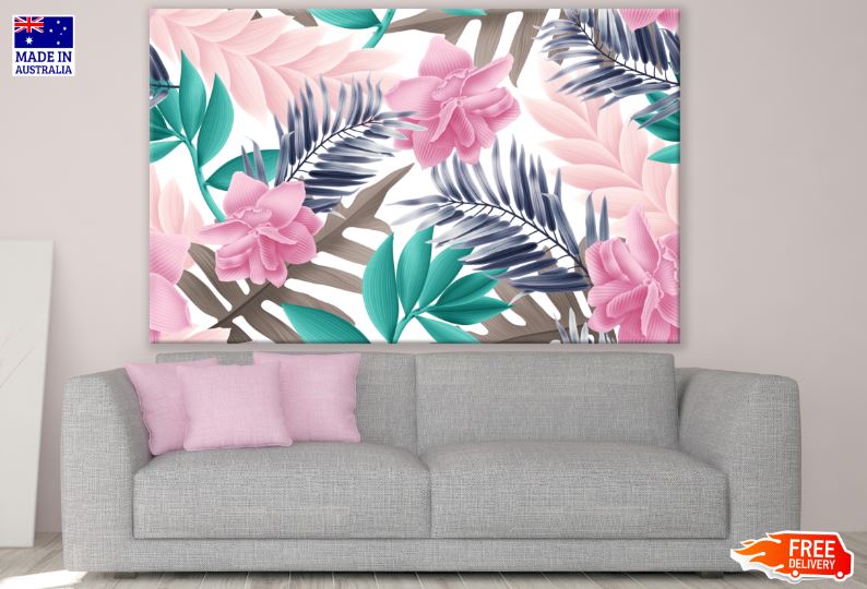 Colorful Flowers Watercolor Painting Print 100% Australian Made
