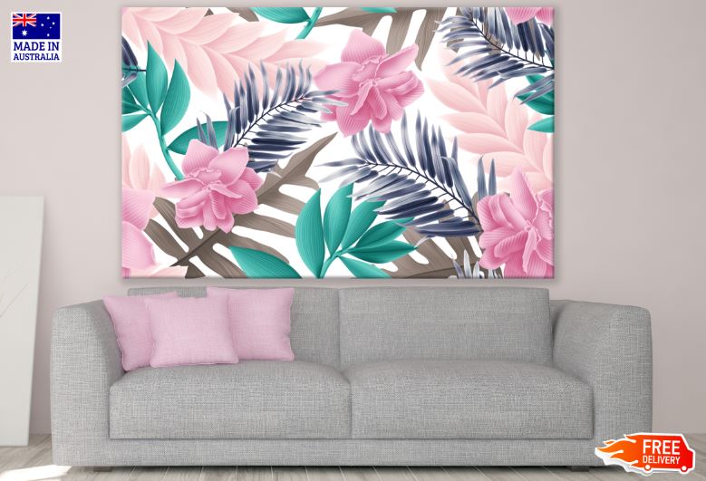 Colorful Floral Pattern Design Print 100% Australian Made