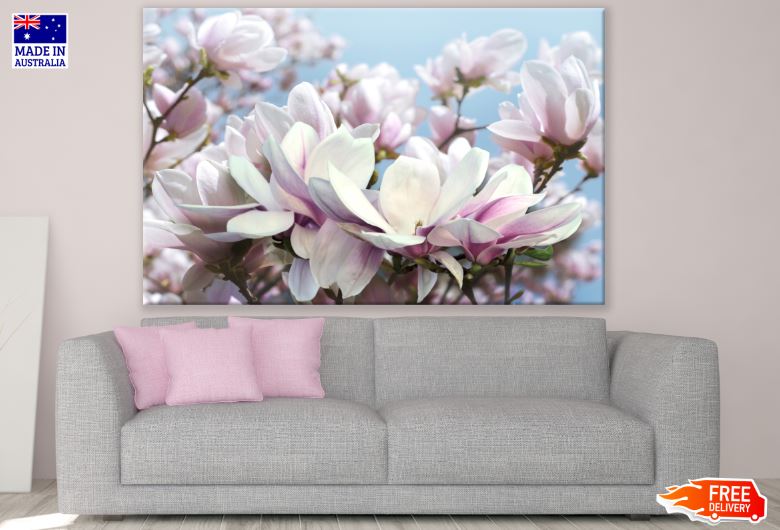 Pink Flower Tree Closeup Photograph Print 100% Australian Made