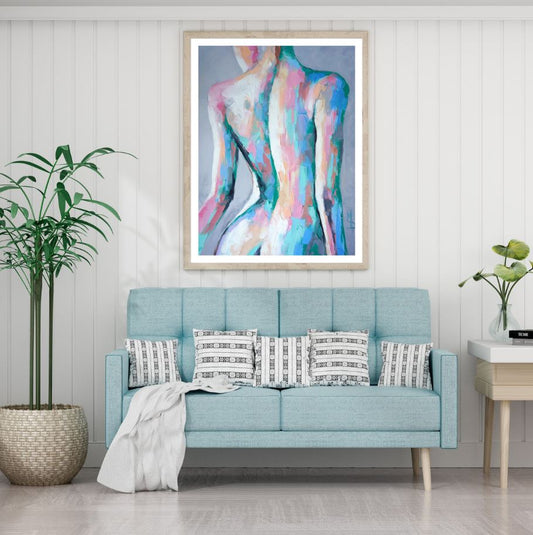 Woman Body Colorful Abstract Art Home Decor Premium Quality Poster Print Choose Your Sizes
