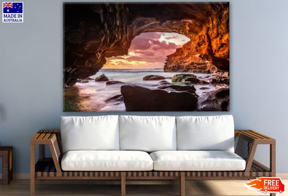 Sea Cave Scenery Photograph Print 100% Australian Made