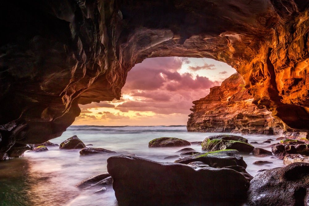 Sea Cave Scenery Photograph Print 100% Australian Made