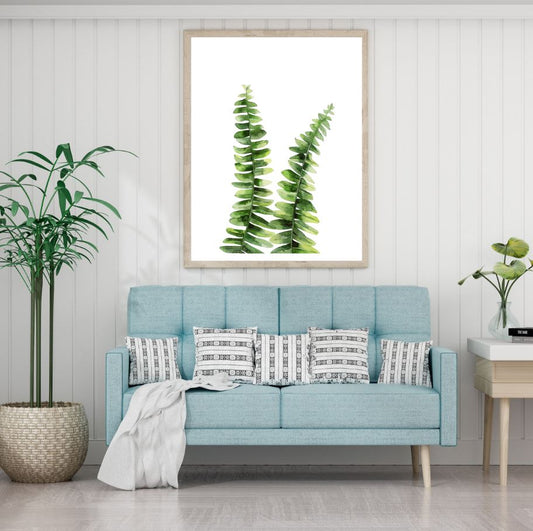 Leaves Watercolor Painting Home Decor Premium Quality Poster Print Choose Your Sizes
