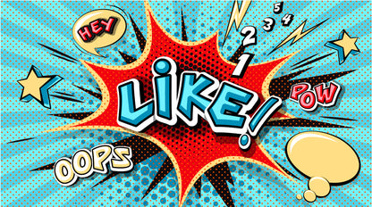 Like Abstract Pop Art Design Home Decor Premium Quality Poster Print Choose Your Sizes