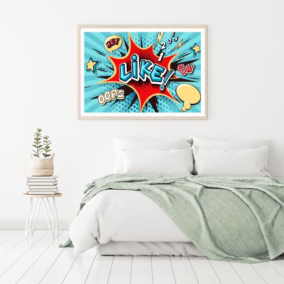Like Abstract Pop Art Design Home Decor Premium Quality Poster Print Choose Your Sizes