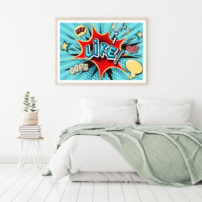 Like Abstract Pop Art Design Home Decor Premium Quality Poster Print Choose Your Sizes