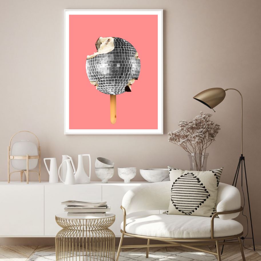 Ice Cream Abstract Design Home Decor Premium Quality Poster Print Choose Your Sizes