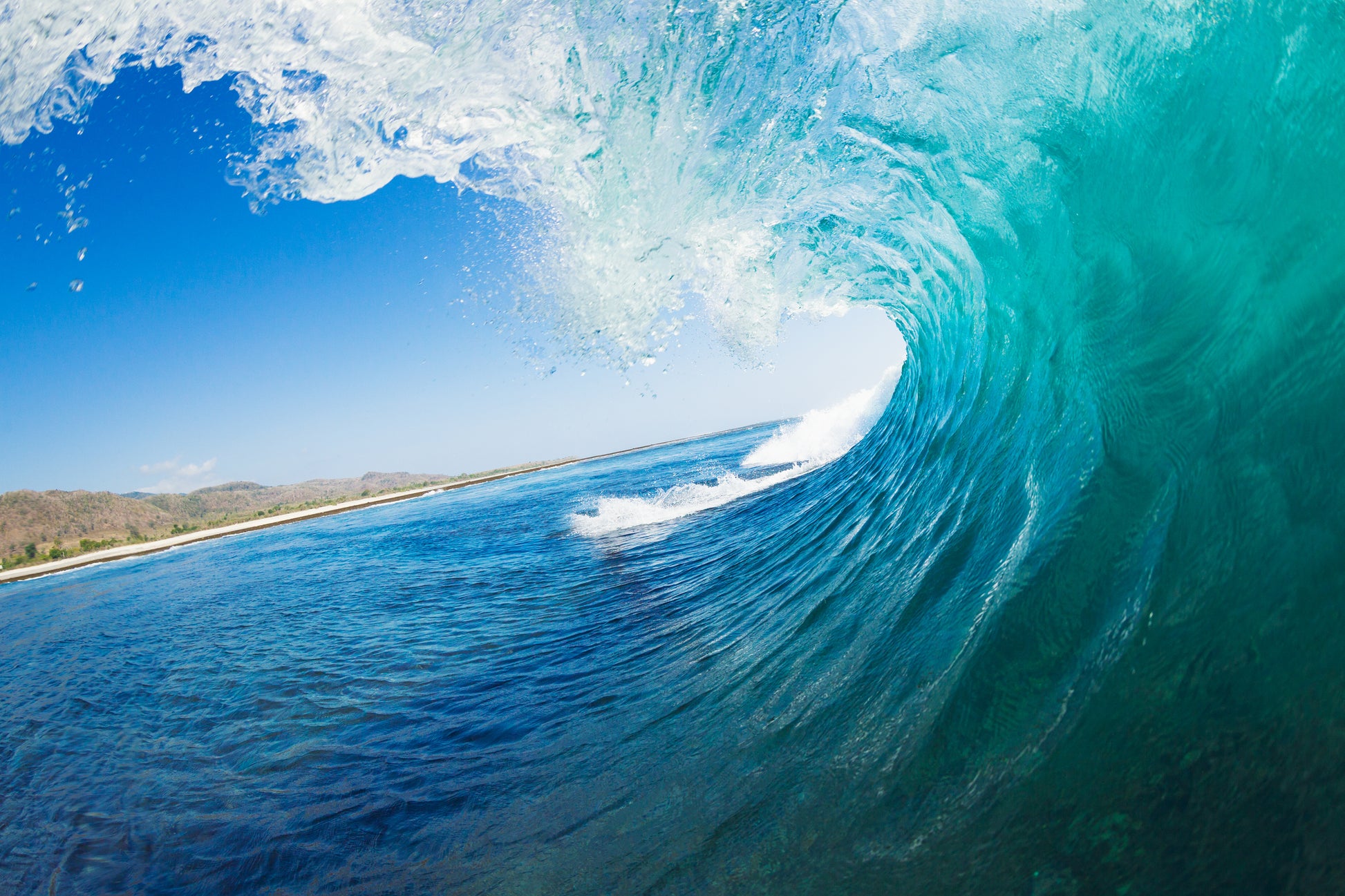 Sea Wave Crashing Photograph Home Decor Premium Quality Poster Print Choose Your Sizes