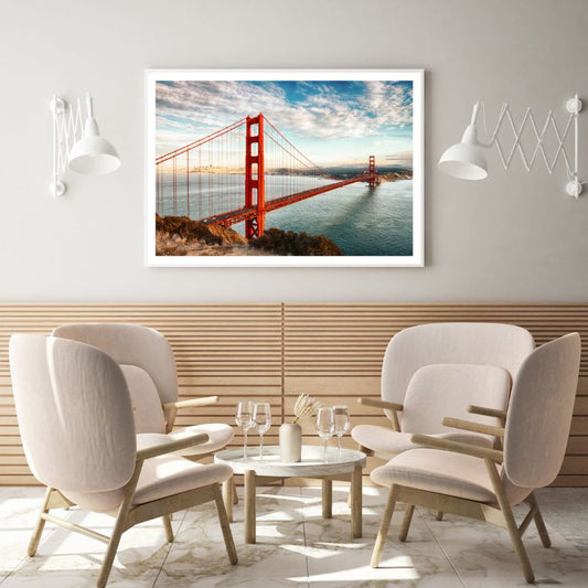 Bridge & Sea Scenery Photograph Home Decor Premium Quality Poster Print Choose Your Sizes