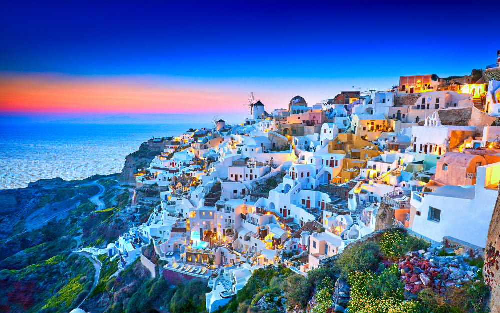 Santorini Greece Print 100% Australian Made