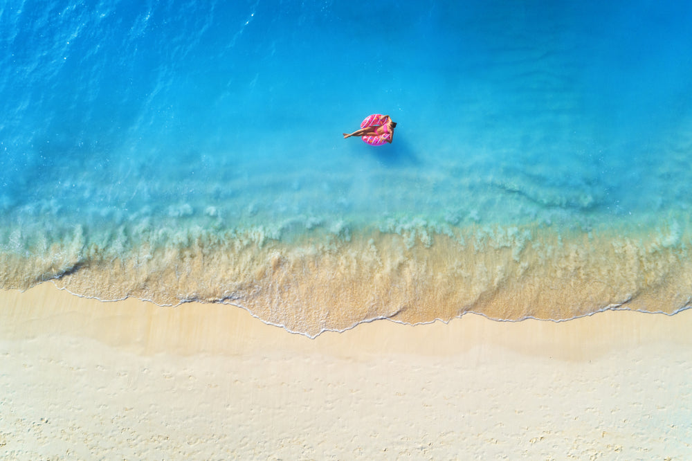 Sea Shore Aerial View Photograph Home Decor Premium Quality Poster Print Choose Your Sizes