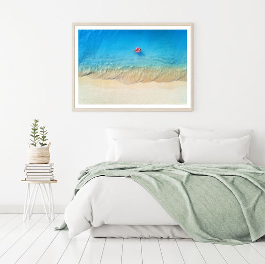 Sea Shore Aerial View Photograph Home Decor Premium Quality Poster Print Choose Your Sizes