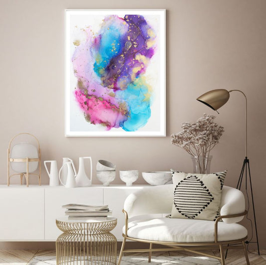 Colorful Abstract Granite Design Home Decor Premium Quality Poster Print Choose Your Sizes