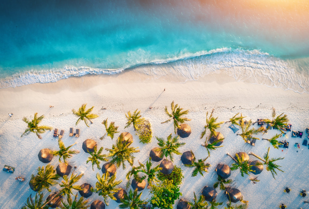 Sea Shore Aerial View Photograph Print 100% Australian Made