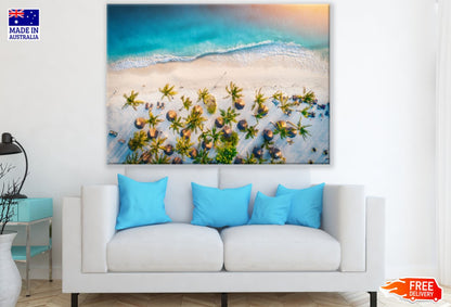 Sea Shore Aerial View Photograph Print 100% Australian Made