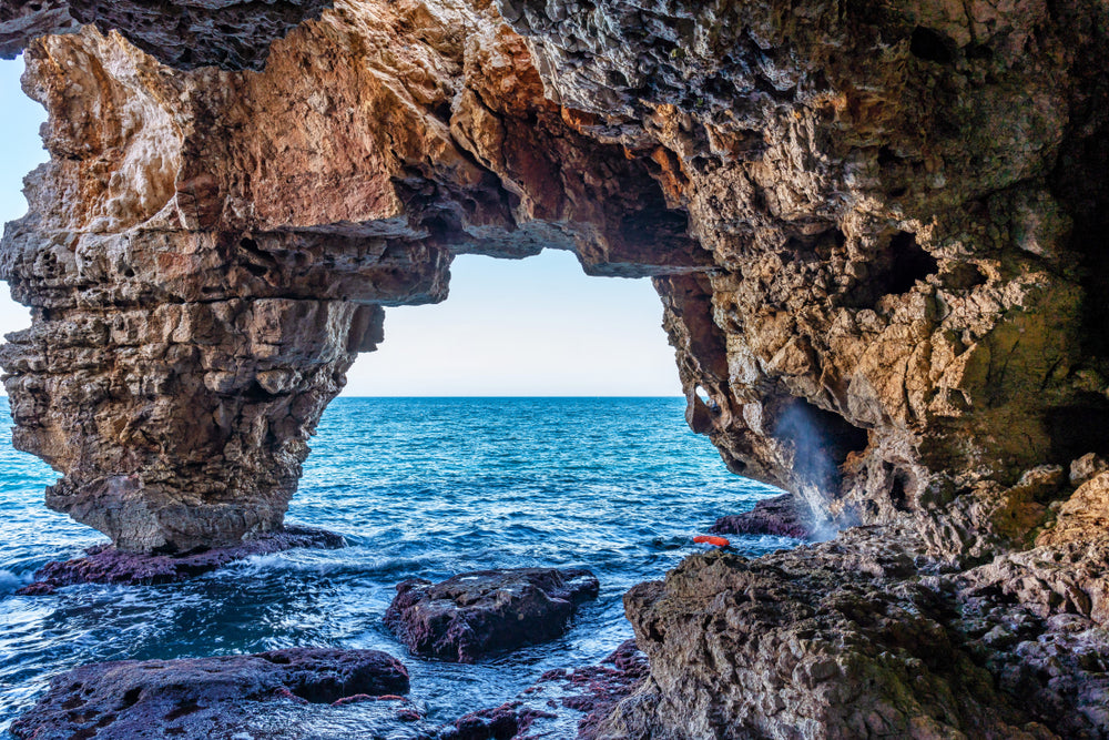 Sea Cave Scenery View Photograph Home Decor Premium Quality Poster Print Choose Your Sizes