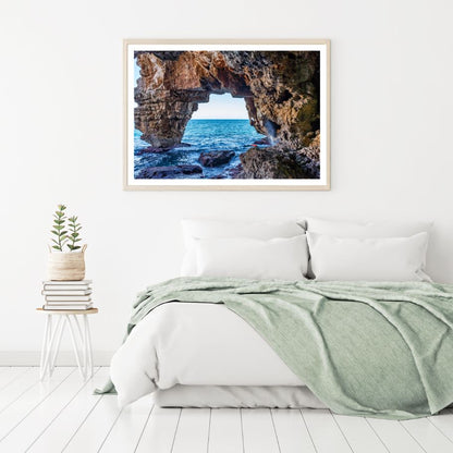 Sea Cave Scenery View Photograph Home Decor Premium Quality Poster Print Choose Your Sizes