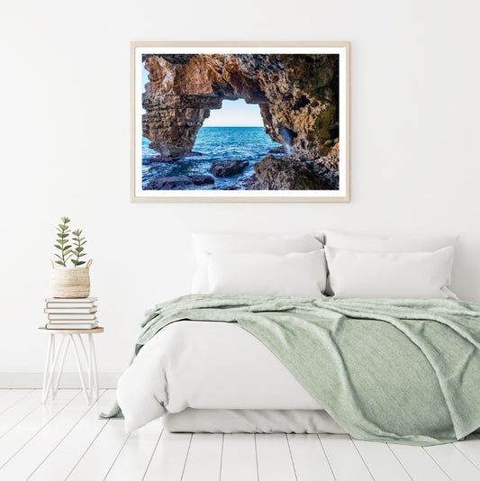 Sea Cave Scenery View Photograph Home Decor Premium Quality Poster Print Choose Your Sizes