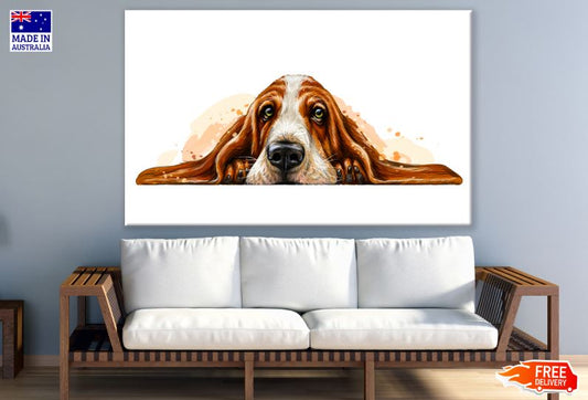 Dog Portrait Watercolor Painting Print 100% Australian Made