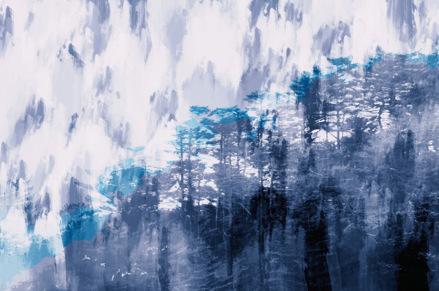 Forest Watercolor Painting Print 100% Australian Made