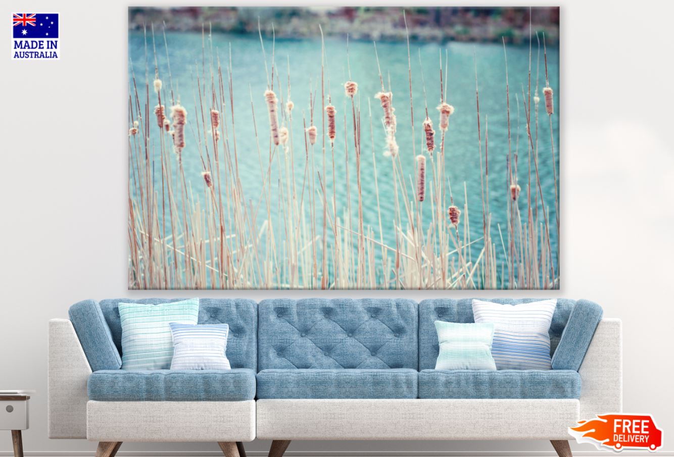 Wetland Grass Stunning Photograph Print 100% Australian Made
