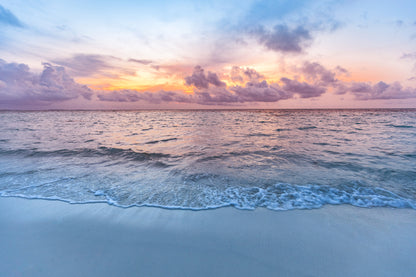 Stunning Beach View Sunset Photograph Print 100% Australian Made