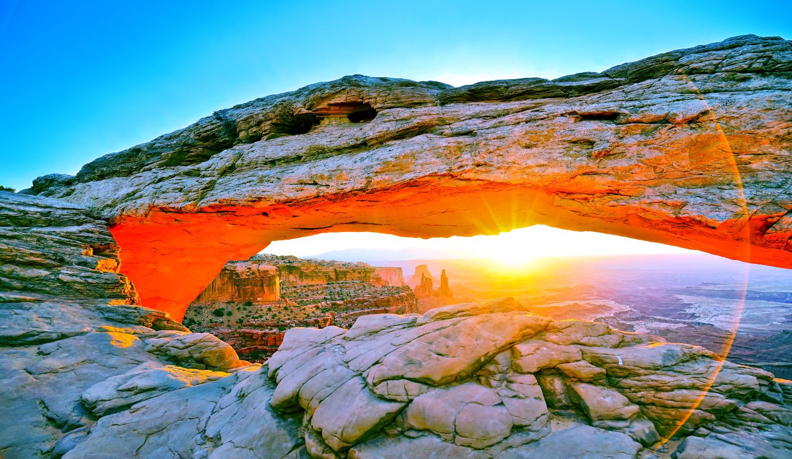 Rock Caves & Sunset Scenery View Print 100% Australian Made