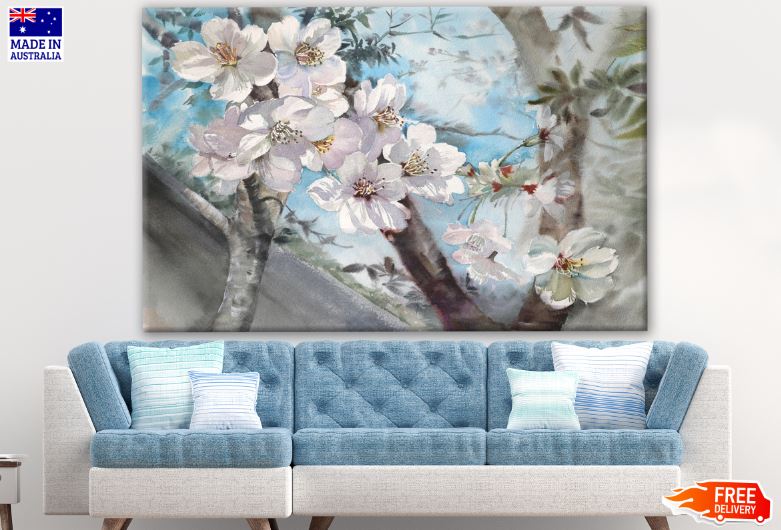 Pink Flower Tree Closeup Photograph Print 100% Australian Made