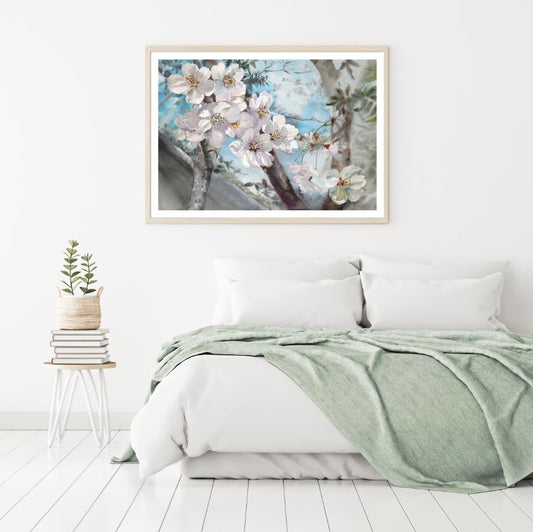 Blossom Tree Watercolor Painting Home Decor Premium Quality Poster Print Choose Your Sizes