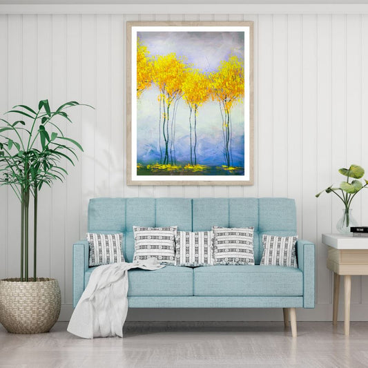 Colorful Trees Abstract Design Home Decor Premium Quality Poster Print Choose Your Sizes