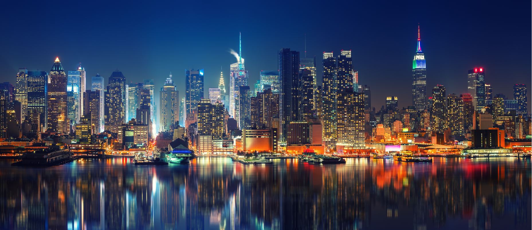 City Night Scenery Photograph Home Decor Premium Quality Poster Print Choose Your Sizes