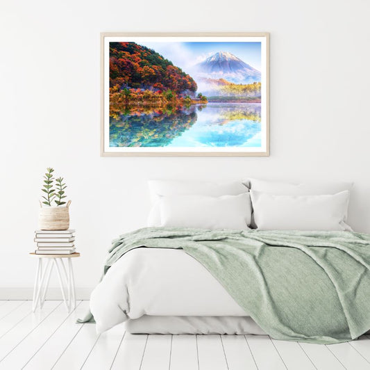 Stunning Lake & Forest Scenery Photograph Home Decor Premium Quality Poster Print Choose Your Sizes