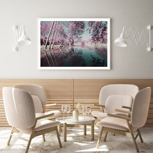Lake & Forest View Photograph Home Decor Premium Quality Poster Print Choose Your Sizes