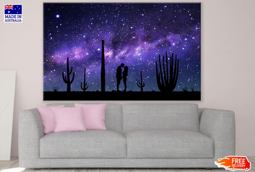 Couple & Night Sky View Photograph Print 100% Australian Made