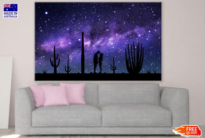 Couple & Night Sky View Photograph Print 100% Australian Made