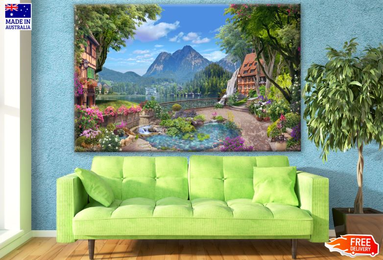 Nature View from Balcony Photograph Print 100% Australian Made